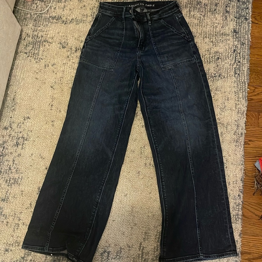 American Eagle wide leg jeans
